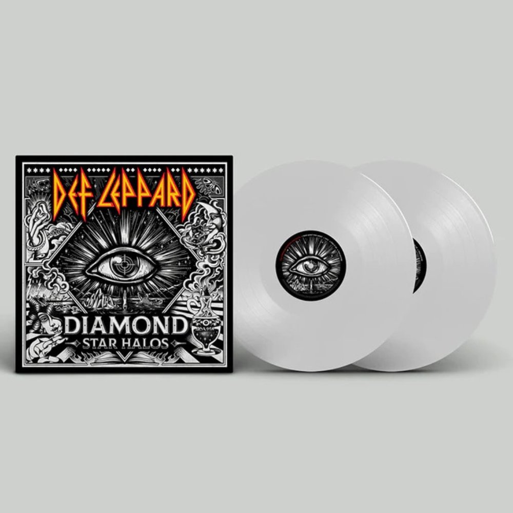 Def Leppard Diamond Star Halos 2-LP ~ Ltd Ed Colored Vinyl (Clear) ~ New/Sealed!